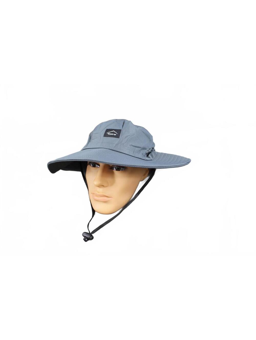 Quiksilver Gray Wide Brim Sun Hat NWT Boonie Safari